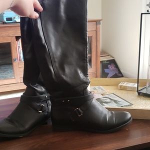 Women's Target black knee high bite-size 10